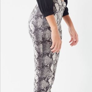 UO Maia Pink Snake Skin Pants